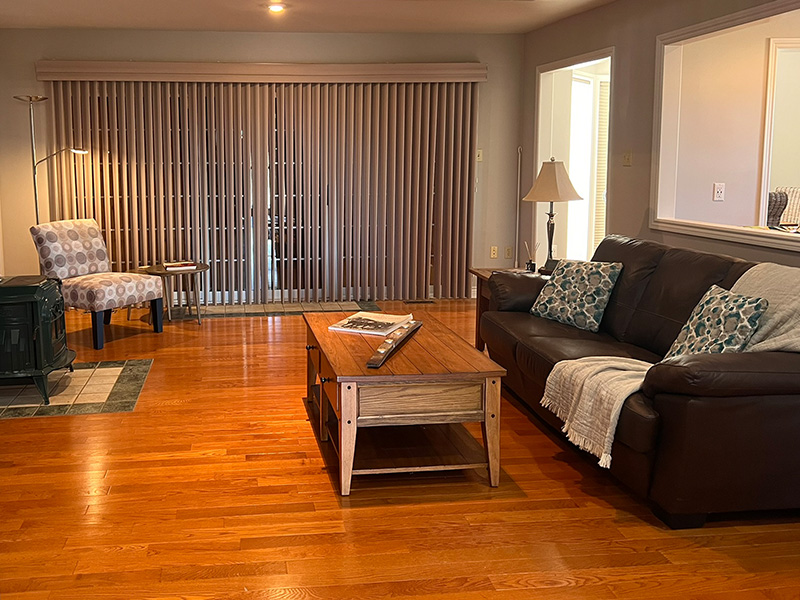 Staged home interior prepared for sale by The Minimizer